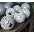 Enchanting Primrose Hill Set of 9 Mercury Glass Ornaments for a Sparkling Holiday Decor